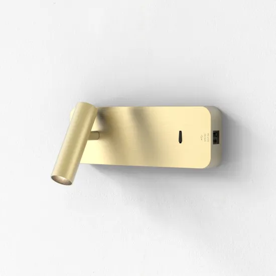 Astro Lighting Enna Surface USB arany LED fali olvasólámpa (AST-1058247) LED 1 izzós IP20