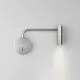 Astro Lighting Enna Swing nikkel LED fali olvasólámpa (AST-1058056) LED 1 izzós IP20