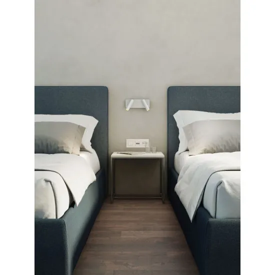 Astro Lighting Enna Twin fehér LED fali olvasólámpa (AST-1058194) LED 2 izzós IP20