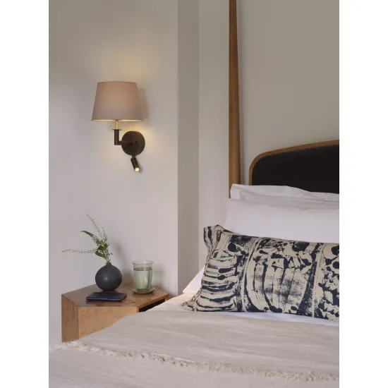Astro Lighting French Drum 220 shade szürke Beaumont/Club lámpabúra (AST-5047001)