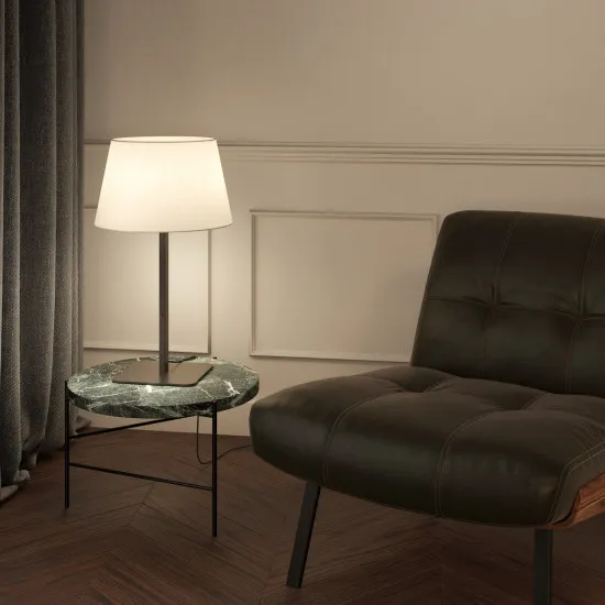 Astro Lighting French Drum 330 shade fehér Beaumont Table/Floor lámpabúra (AST-5047004)