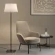 Astro Lighting French Drum 440 shade fehér Beaumont Table/Floor lámpabúra (AST-5047006)