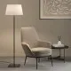 Astro Lighting French Drum 440 shade fehér Beaumont Table/Floor lámpabúra (AST-5047006)