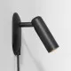 Astro Lighting Gio fekete fali olvasólámpa (AST-1473007) GU10 MR11 1 izzós IP20