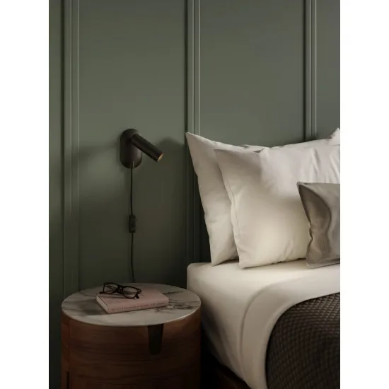 Astro Lighting Gio fekete fali olvasólámpa (AST-1473007) GU10 MR11 1 izzós IP20