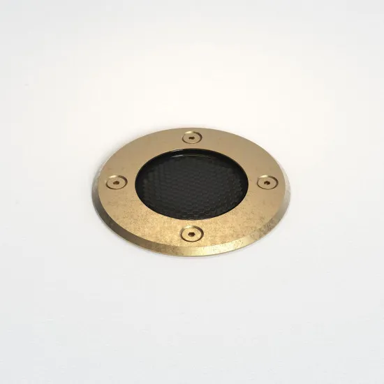 Astro Lighting Gramos Round sárgaréz talajba építhető kültéri lámpa (AST-1312008) GU10 1 izzós IP65