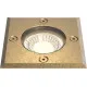 Astro Lighting Gramos Square sárgaréz talajba építhető kültéri lámpa (AST-1312009) GU10 1 izzós IP65