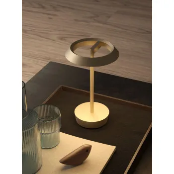 Astro Lighting Halo Portable világosbarna hordozható LED asztali lámpa (AST-1468003) LED 1 izzós IP20