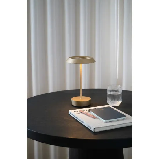 Astro Lighting Halo Portable világosbarna hordozható LED asztali lámpa (AST-1468003) LED 1 izzós IP20