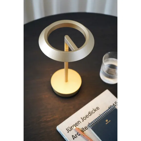 Astro Lighting Halo Portable világosbarna hordozható LED asztali lámpa (AST-1468003) LED 1 izzós IP20