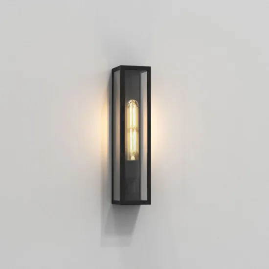 Astro Lighting Harvard fekete fürdőszobai tükörvilágítás (AST-1402017) E27 1 izzós IP44