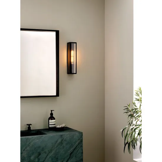 Astro Lighting Harvard fekete fürdőszobai tükörvilágítás (AST-1402017) E27 1 izzós IP44