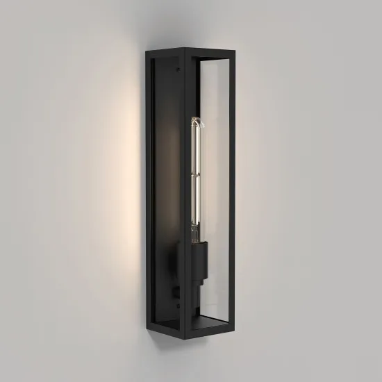 Astro Lighting Harvard fekete fürdőszobai tükörvilágítás (AST-1402017) E27 1 izzós IP44