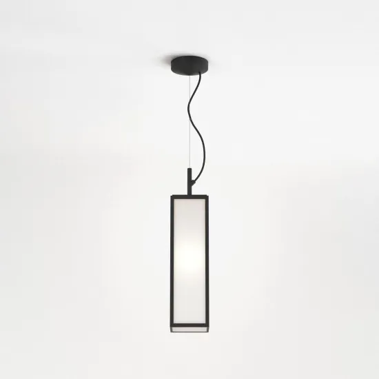 Astro Lighting Harvard Pendant fekete kültéri függesztett lámpa (AST-1402013) E27 1 izzós IP44