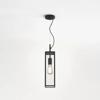 Astro Lighting Harvard Pendant fekete kültéri függesztett lámpa (AST-1402013) E27 1 izzós IP44