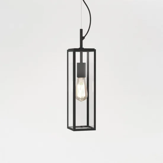 Astro Lighting Harvard Pendant fekete kültéri függesztett lámpa (AST-1402013) E27 1 izzós IP44