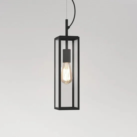 Astro Lighting Harvard Pendant fekete kültéri függesztett lámpa (AST-1402013) E27 1 izzós IP44