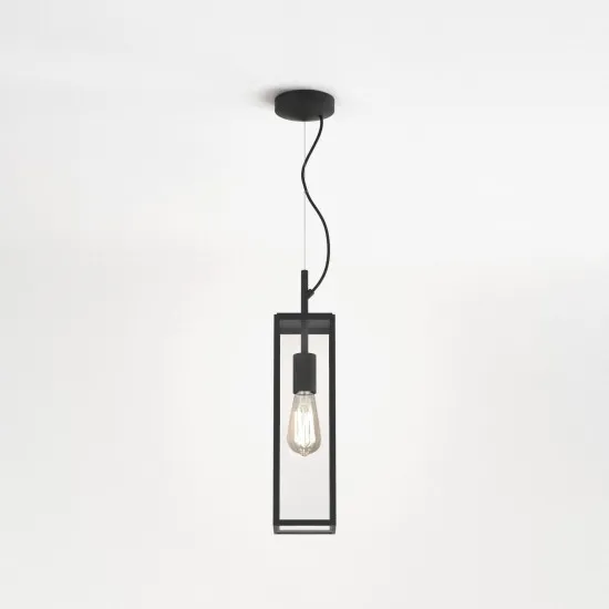 Astro Lighting Harvard Pendant fekete kültéri függesztett lámpa (AST-1402013) E27 1 izzós IP44