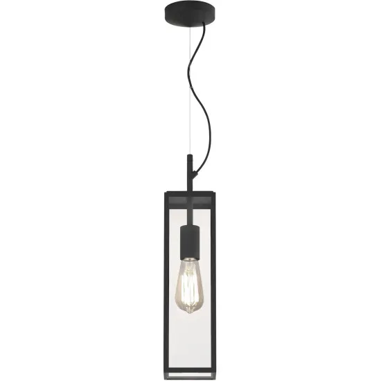 Astro Lighting Harvard Pendant fekete kültéri függesztett lámpa (AST-1402013) E27 1 izzós IP44
