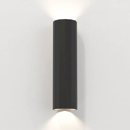 Astro Lighting Hashira 300 fekete fali lámpa (AST-1442001) GU10 2 izzós IP20