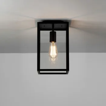 Astro Lighting Homefield Ceiling fekete kültéri mennyezeti lámpa (AST-1095021) E27 1 izzós IP23
