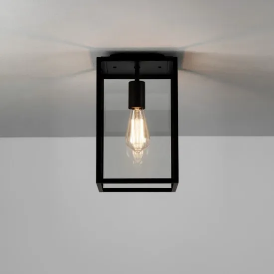 Astro Lighting Homefield Ceiling fekete kültéri mennyezeti lámpa (AST-1095021) E27 1 izzós IP23