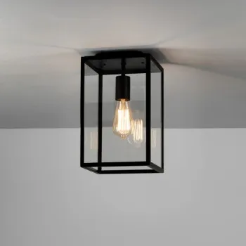 Astro Lighting Homefield Ceiling fekete kültéri mennyezeti lámpa (AST-1095021) E27 1 izzós IP23