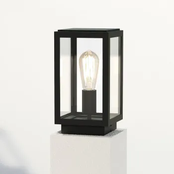 Astro Lighting Homefield Pedestal fekete kültéri állólámpa (AST-1095036) E27 1 izzós IP44