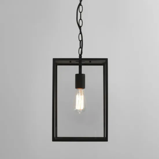 Astro Lighting Homefield Pendant 360 fekete kültéri függesztett lámpa (AST-1095015) E27 1 izzós IP23