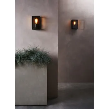 Astro Lighting Homefield Wall 130 fekete kültéri fali lámpa (AST-1095040) E14 1 izzós IP44