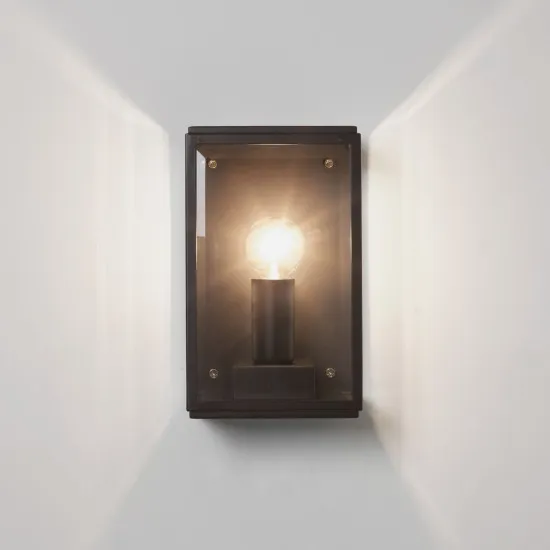 Astro Lighting Homefield Wall 130 fekete kültéri fali lámpa (AST-1095040) E14 1 izzós IP44