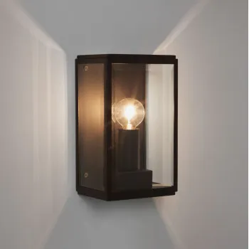 Astro Lighting Homefield Wall 130 fekete kültéri fali lámpa (AST-1095040) E14 1 izzós IP44