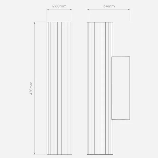 Astro Lighting io Wall 420 arany fürdőszobai LED tükörvilágítás (AST-1409057) LED 1 izzós IP44