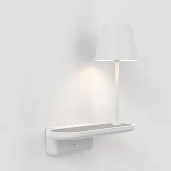 Astro Lighting Ito fehér fali lámpa polccal (AST-1446001) G9 1 izzós IP20