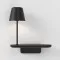 Astro Lighting Ito fekete fali lámpa polccal (AST-1446002) G9 1 izzós IP20