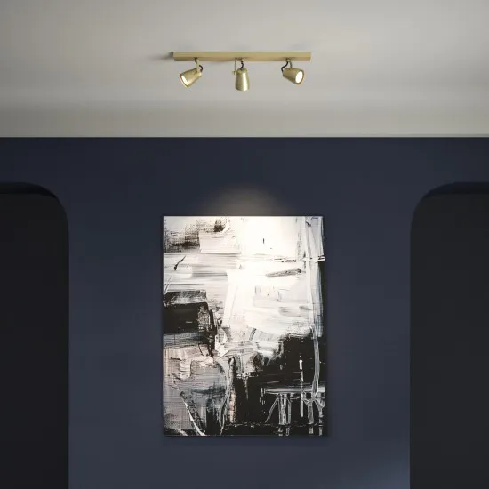Astro Lighting Juno Triple Bar sárgaréz mennyezeti spotlámpa (AST-1487007) GU10 3 izzós IP20