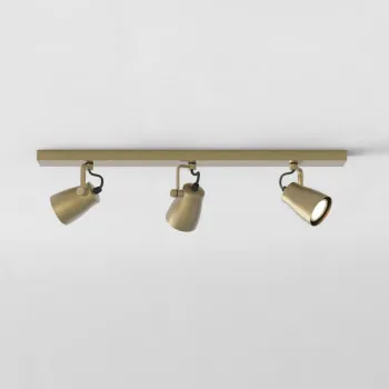 Astro Lighting Juno Triple Bar sárgaréz mennyezeti spotlámpa (AST-1487007) GU10 3 izzós IP20