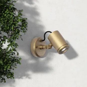 Astro Lighting Jura Single Spot sárgaréz kültéri falikar (AST-1375013) GU10 1 izzós IP65