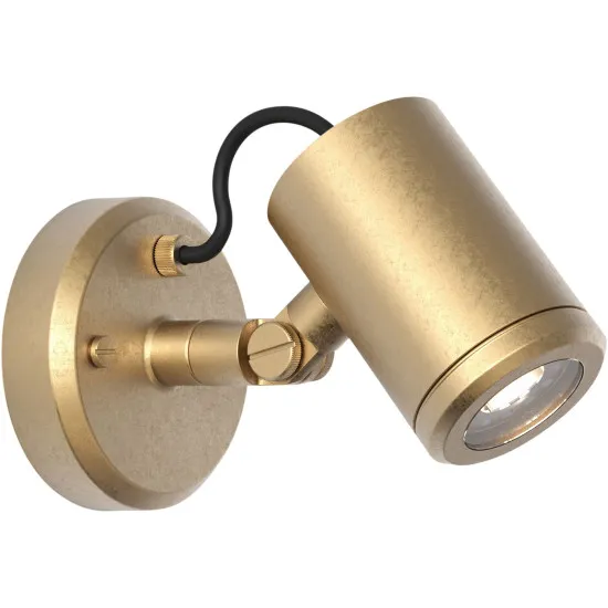 Astro Lighting Jura Single Spot sárgaréz kültéri falikar (AST-1375013) GU10 1 izzós IP65