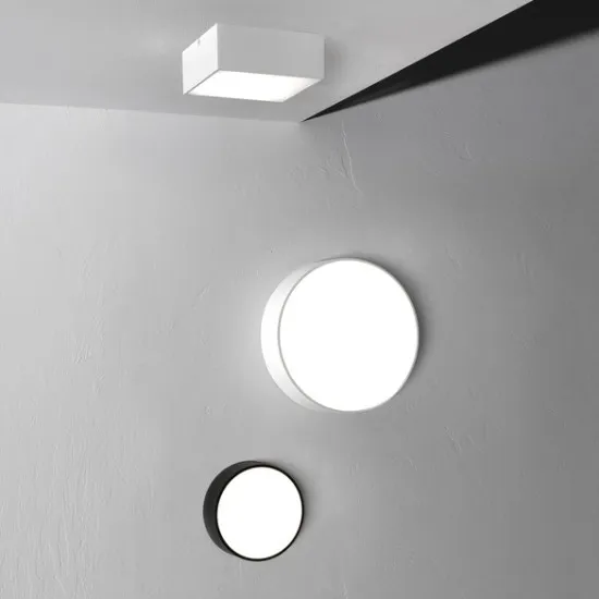 Astro Lighting Kea Round 250 fekete LED kültéri fali lámpa (AST-1391004) LED 1 izzós IP65