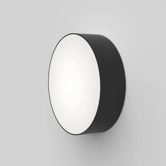 Astro Lighting Kea Round 250 fekete LED kültéri fali lámpa (AST-1391004) LED 1 izzós IP65