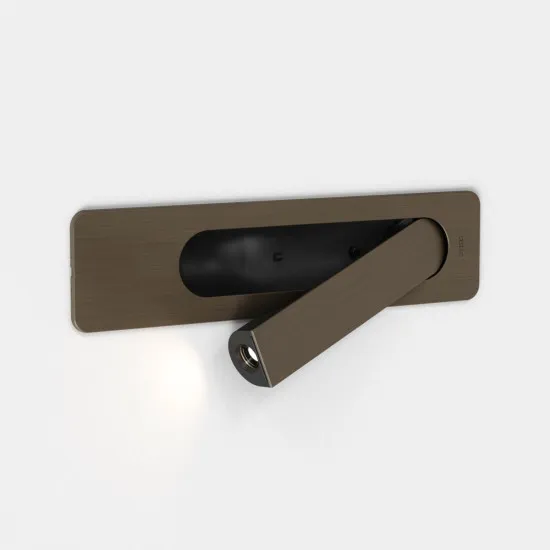 Astro Lighting Keta Non-USB barna LED fali olvasólámpa (AST-1437019) LED 1 izzós IP20