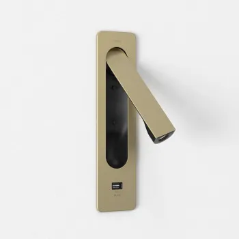 Astro Lighting Keta USB-A arany LED fali olvasólámpa (AST-1437007) LED 1 izzós IP20