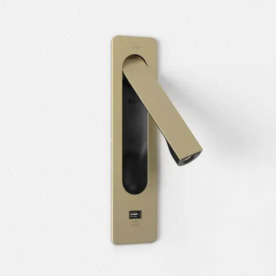 Astro Lighting Keta USB-A arany LED fali olvasólámpa (AST-1437007) LED 1 izzós IP20