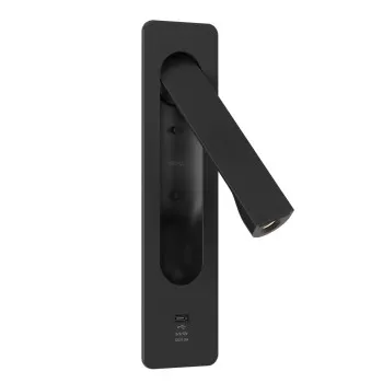 Astro Lighting Keta USB-C fekete LED fali olvasólámpa (AST-1437038) LED 1 izzós IP20