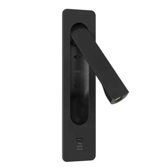 Astro Lighting Keta USB-C fekete LED fali olvasólámpa (AST-1437038) LED 1 izzós IP20