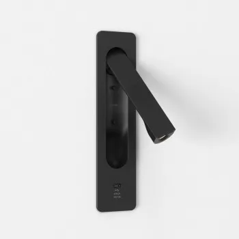 Astro Lighting Keta USB-C fekete LED fali olvasólámpa (AST-1437038) LED 1 izzós IP20