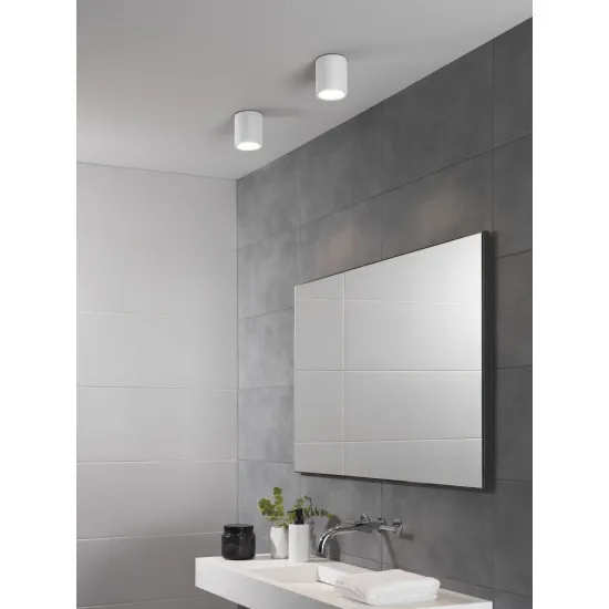 Astro Lighting Kos Round 100 LED fehér fürdőszobai LED mennyezeti lámpa (AST-1326061) LED 1 izzós IP65