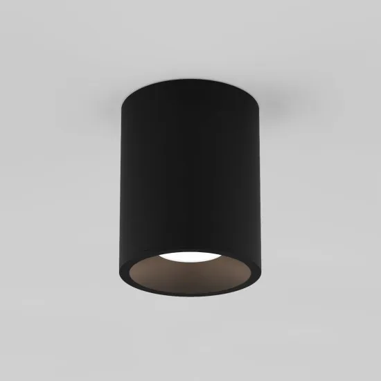 Astro Lighting Kos Round 100 LED fekete fürdőszobai LED mennyezeti lámpa (AST-1326062) LED 1 izzós IP65