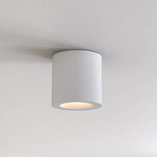 Astro Lighting Kos Round 85 fehér fürdőszobai mennyezeti lámpa (AST-1326039) GU10 1 izzós IP65